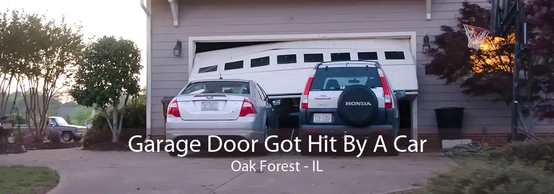 Garage Door Got Hit By A Car Oak Forest - IL