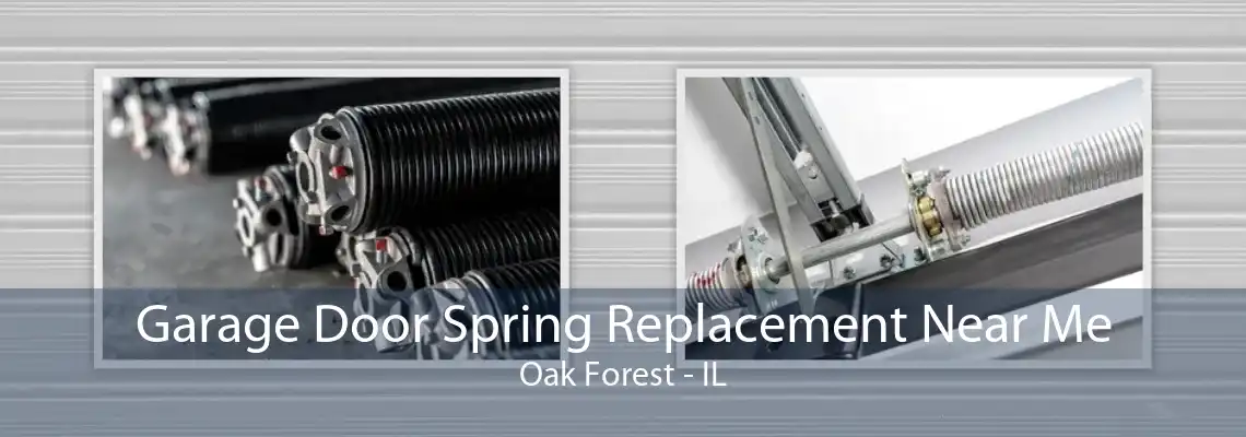 Garage Door Spring Replacement Near Me Oak Forest - IL